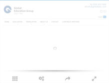 Tablet Screenshot of globaledu.com